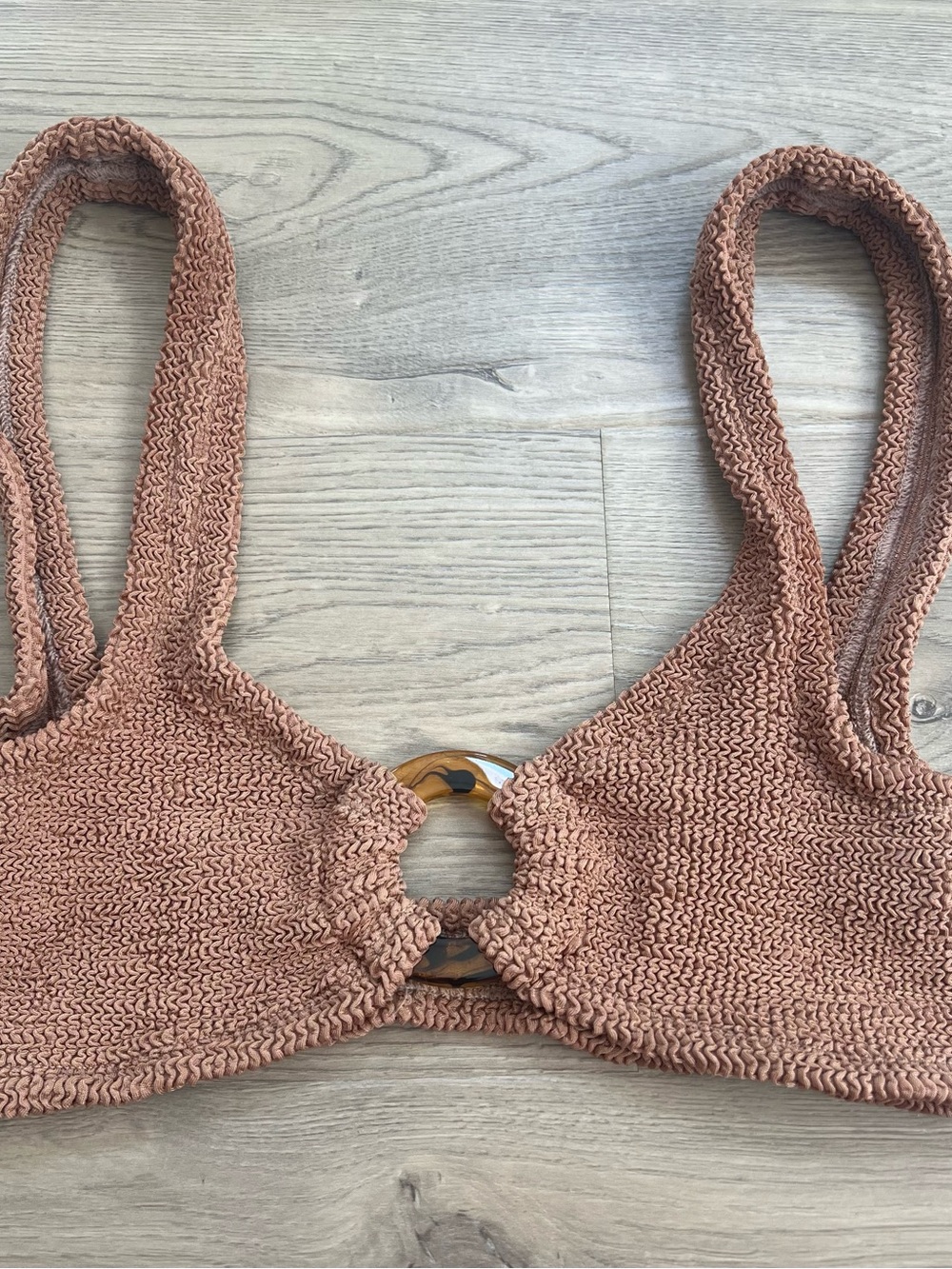 Hunza G Nadine bikini top EUC